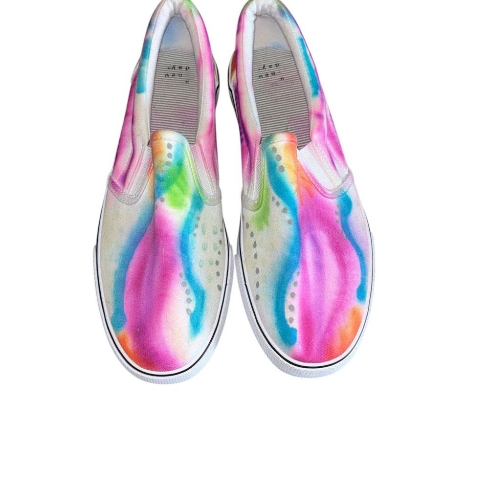 🌞 a new day CUSTOM slip on sneakers